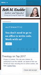 Mobile Screenshot of bethknobbe.com