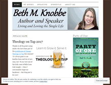Tablet Screenshot of bethknobbe.com